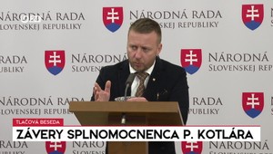 Tlačová beseda: Závery splnomocnenca Petra Kotlára