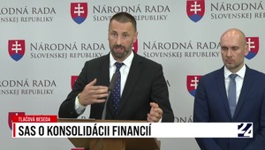 Tlačová beseda strany SaS o konsolidácii financií
