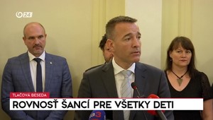 Tlačová beseda ministra školstva k rovnosti šancí pre všetky deti