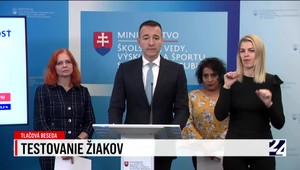 Tlačová beseda ministra školstva Druckera k testovaniu žiakov