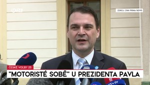 Tlačová beseda predsedu Motoristov po stretnutí s českým prezidentom