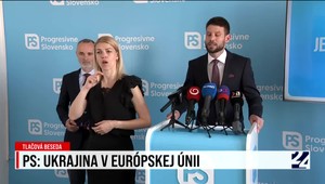 Tlačová beseda strany PS o Ukrajine a EÚ