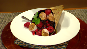 Kornútik s avokádovým krémom