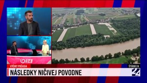 Štúdio 24 o povodniach v Slovinsku