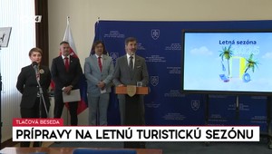 Tlačová beseda ministra Blanára: Prípravy na letnú turistickú sezónu