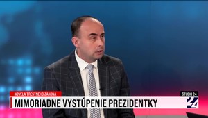 Štúdio 24 k mimoriadnemu vystúpeniu prezidentky v NR SR