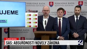 Tlačová beseda strany SaS o absurdnosti navrhnovanej zmeny zákona