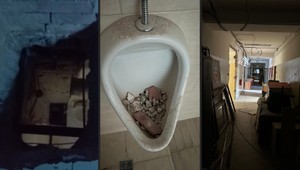 Výsluchy pri sviečkach, na WC jedine doma. Policajti slúžia na stavenisku