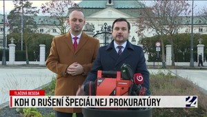 Tlačová beseda KDH o rušení špeciálnej prokuratúry