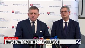 Tlačová beseda premiéra Fica po návšteve ministerstva spravodlivosti