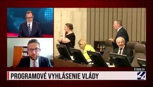 Štúdio 24 o programovom vyhlásení vlády a dôvere v parlamente