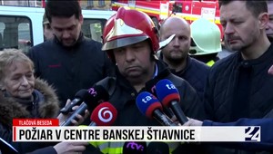 Tlačová beseda o požiari z Banskej Štiavnice