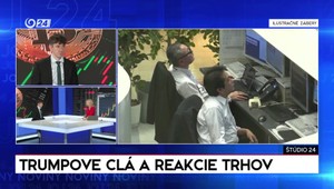 Štúdio 24: Trumpove clá a reakcie trhov