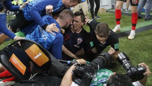 FOTO: Na toto fotograf na zápase Chorvátsko - Anglicko nikdy nezabudne