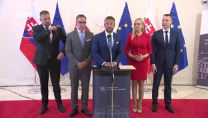Tlačová beseda ministrov strany Hlas-SD po rokovaní vlády