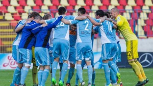 Slovan v 1. kole Fortuna ligy 2014/2015 proti Podbrezovej