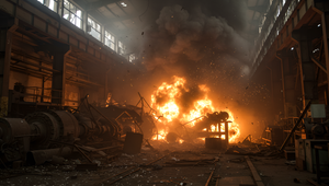 Výbuch v továrni na batérie spôsobil únik toxických látok do ovzdušia