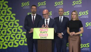 Tlačová beseda strany SaS: Koaličné rokovanie o rozpočte