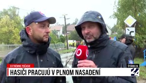 Štúdio 24: Hasiči pracujú v plnom nasadení