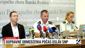 Tlačová beseda o dopravných obmedzeniach počas osláv SNP