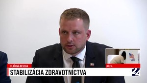 Tlačová beseda ministra Šaška o stabilizácii zdravotníctva