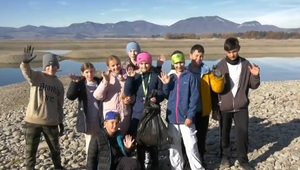 Žiaci základnej školy si spravili brigádu. Vyzbierali odpadky okolo Liptovskej Mary