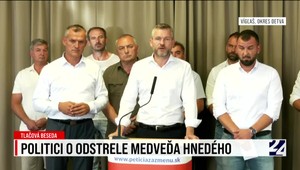 Tlačová beseda strany Hlas o regulácii medveďov