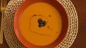 Hokkaido krém s tekvicovými semiačkami