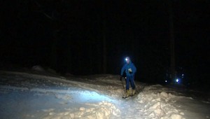 Na bratislavskom Kamzíku pretekali skialpinisti, v noci