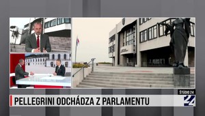 Štúdio 24: Peter Pellegrini odchádza z parlamentu