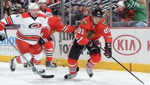 Hossa prispel gólom k výhre Chicaga. Ale akým!