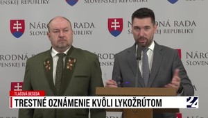 Tlačová beseda o trestnom oznámení ohľadne lykožrútov