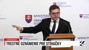 Tlačová beseda ministerstva obrany k trestným oznámeniam pre stíhačky