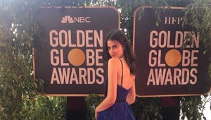 Celebrity na Zlatých glóbusoch zatienila neznáma žena: Pobaví vás, ako TO dosiahla