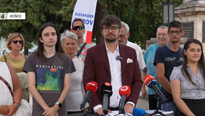 Tlačová beseda A. Riabova a jeho kandidatúry na primátora Košíc