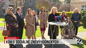 Tlačová beseda KDH o zdravotne znevýhodnených