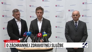 Tlačová beseda ministerstva zdravotníctva o reforme ZZS