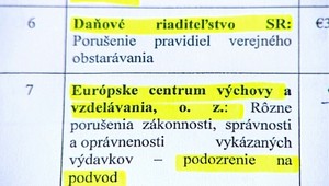 Podozrenia z podvodov? Namiesto čerpania eurofondov úradujeme...