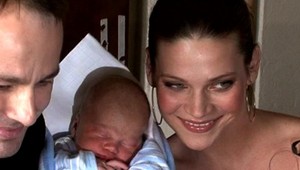 Andrea Verešová ukázala novorodeniatko novinárom