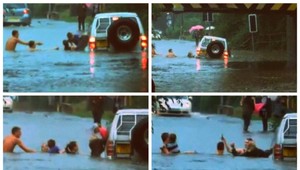 Dráma! Ženy (21, 26) vytiahli z potápajúcho sa auta deti (8, 6, 4)