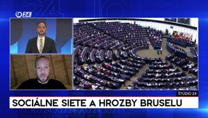 Štúdio 24: Sociálne siete a hrozby Bruselu