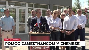 Tlačová beseda Erika Tomáša a Denisy Sakovej o pomoci zamestnancom