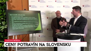 Tlačová beseda ministra Richarda Takáča o cenách potravín na Slovensku