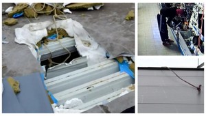 Zlodej sa zlanil do predajne