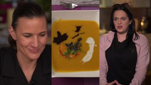 Súboj polievok: Hrášková Silvie pripomínala prívarok, Martina okúzli vzhľadom, ale tá chuť!