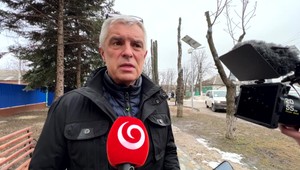 Štáb TV JOJ na Ukrajine: Korčok s kolegami z Česka a Rakúska v oblasti, kde vojna visí na vlásku