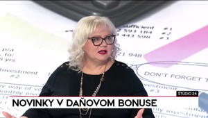 Štúdio 24: Novinky v daňovom bonuse