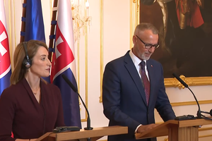 Tlačová beseda: Roberta Metsola na Slovensku
