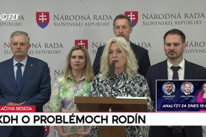 Tlačová beseda KDH o problémoch rodín