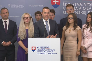 Tlačová beseda ministra Tomáša Druckera k výsledkom prieskumu Študentskej rady